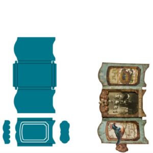 CART013 - Cartão Moldura 3D Horizontal - Metal Die Cut