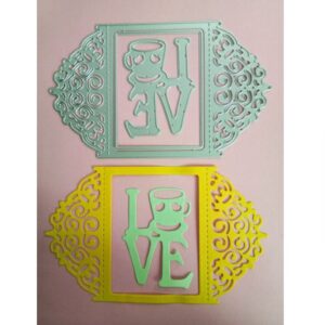 CART038 - Cartão Love - Metal Die Cut