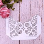 CCONV005 - Cartão Floral Convite Casamento  - Metal Die Cut