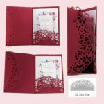 CCONV007 - Set 2 Pc Cartão Floral - Metal Die Cut