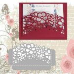 CCONV007 - Set 2 Pc Cartão Floral - Metal Die Cut