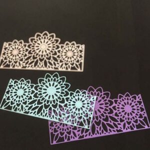 CCONV009 - Cartão Borda Floral - Metal Die Cut