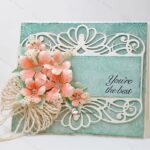 CCONV013 - Borda Convite Floral  - Metal Die Cut
