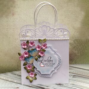 CCONV013 - Borda Convite Floral - Metal Die Cut