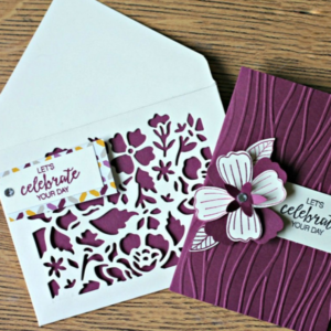 CCONV026 - Set Cartão Convite Rosas - Metal Die Cut