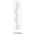 CCONV031 - Borda Lateral Convite - Metal Die Cut