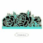 CCONV060 - Borda Convite Rosas - Metal Die Cut