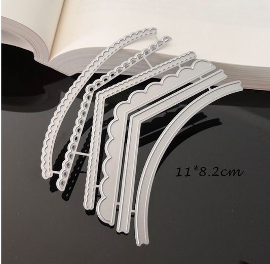 CCONV072 - Borda Convite Envelope 6 pçs - Metal Die Cut