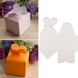 CX007 - Caixa Quadrada Topo Borboleta - Metal Die Cut