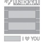 CX027 - Caixa Rectangular Just For You  - Metal Die Cut