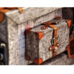 CX039 - Caixa Maleta Viagem c/ Fotografia - Metal Die Cut