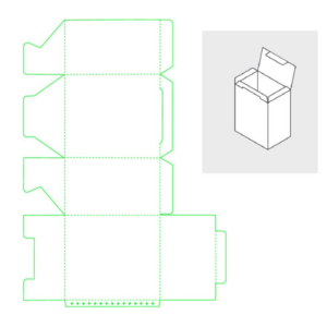 CX073 - Caixa Retangular - Metal Die Cut