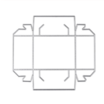 CX097 - Caixa Quadrada Estilo Pastelaria - Metal Die Cut