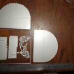 CX109 - Caixa Grande Quadrada - Convite - Borboleta - Metal Die Cut