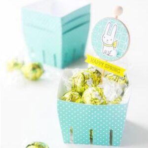 CX060 - Caixa Quadrada Cesta - Metal Die Cut