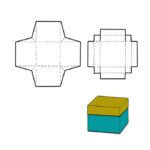 CX119 - Caixa Quadrada - Explosão - Pequena - Metal Die Cut