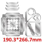 CX151 - Caixa Explosão + Acessórios Amor - Metal Die Cut