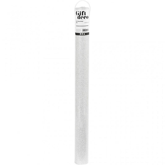 Creativ 190350 – Papel de Embrulho Glitter Prata