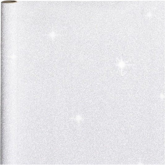 Creativ 190350 – Papel de Embrulho Glitter Prata
