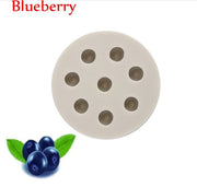 D012MS -  Moldes Silicone Mirtilos/ Amoras