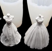 D015MS A - B | 1 Pçs - 3D Busto - Senhora - Vestido de Noiva - Molde