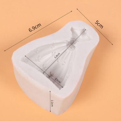 D035MS - 2D Busto - Senhora - Vestido de Noiva - Molde