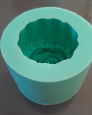 D024MS - Cup Cake 3D - Bolo - Rosa - Molde - Doces