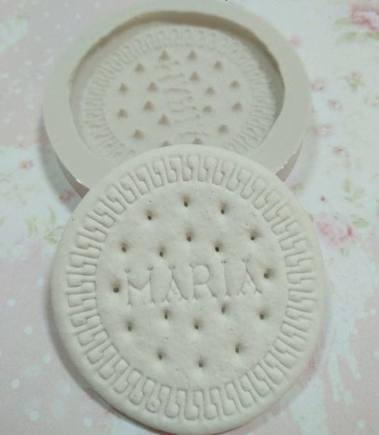 D032MS - Bolacha Maria - Molde de Silicone