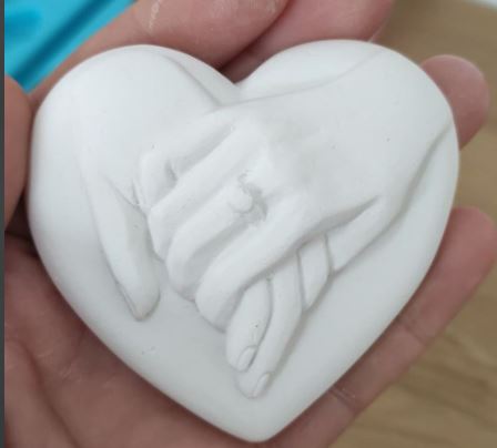 CA017MS - Amor Mãos dadas - Molde
