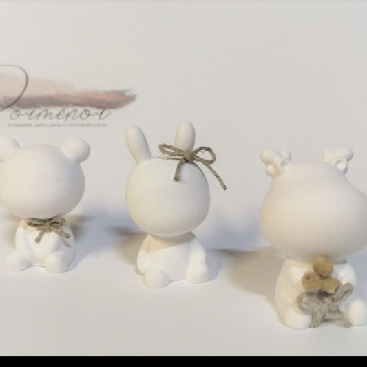 AN045MS- Molde animais minimalistas fofinhos 2D