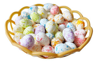 30 Ovos de Isopor Coloridos 15 x 18 mm