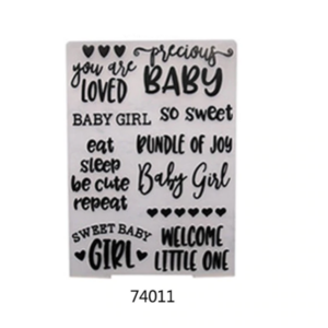 EB071 - Baby Girl - Textura Embossing