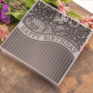 EB083 - Happy Birthday - Textura Embossing