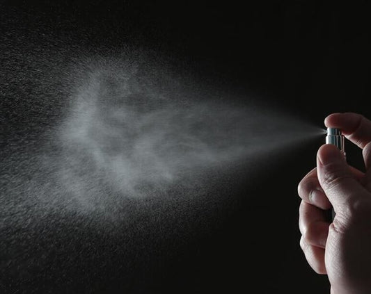 Frasco Spray Transparente PP 10 ml - Set 6 unidades + Tampa