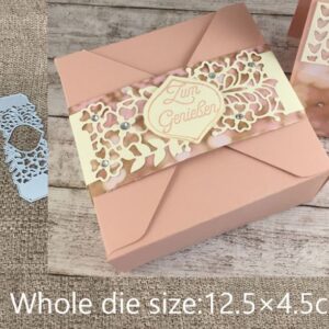 ENTR003 - Entremeio Acessório Cartão Floral - Metal Die Cut