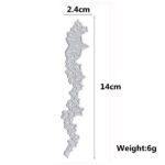 ENTR010 - Entremeio Acessório Cartão Estrelas - Metal Die Cut