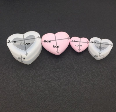 CA035MS - Coração Forma - MoldeEpóxi