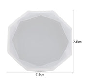 EP010MS - Molde de silicone Bases Geométricas Redondo