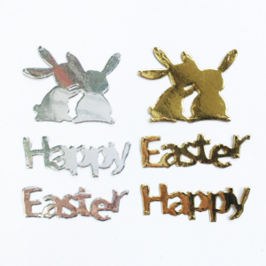 EP028 - Coelhos + Happy Easter - Metal Die Cut