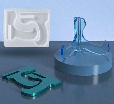 EP030MS - Molde EPoxi Suporte prato/ telemovel