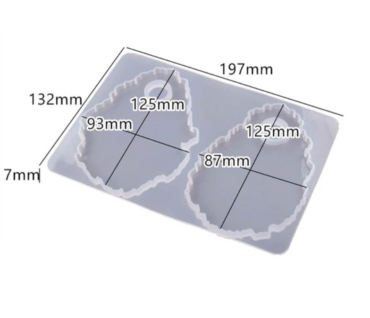 EP043MS - Molde forma bandeja unhas cosmética