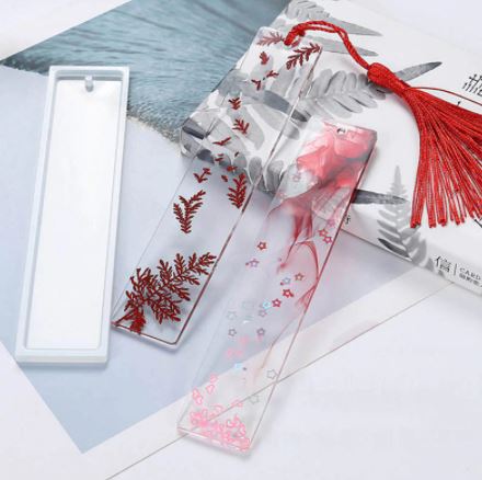 EP054MS- Marcador Livro de cristal diy - Molde de Epox