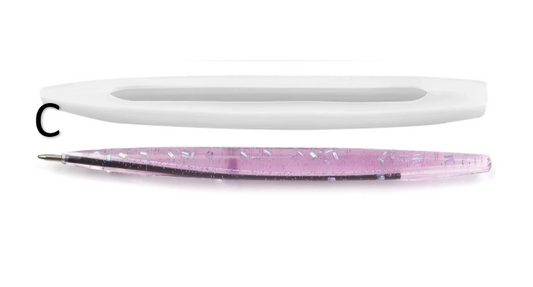 EP036MS- 3 Modelos Caneta Esferográfica joias diy - Molde de Epoxi Resina