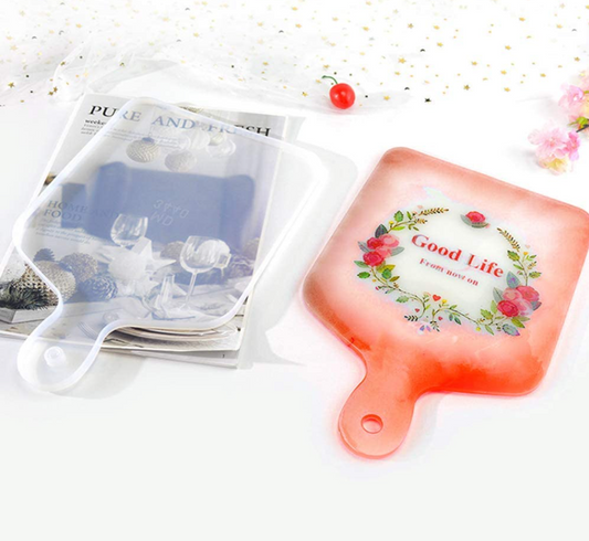 EP107MS - Prato, Base Grande 31 x 22 cm, bandejas , resina epoxi, molde de silicone