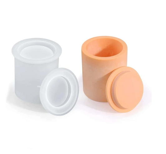 BP014MS- Molde - Frasco Pote forma redonda Recipinte vela