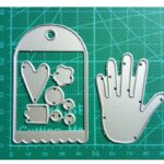 ET020 - Set Etiqueta Mão - Metal Die Cut