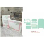 EV049 - Envelope +Cartão Convite + Acessórios - Metal Die Cut