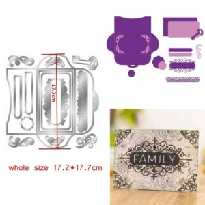 EV039 - Envelope + Acessórios - Formato Bolo - Metal Die Cut