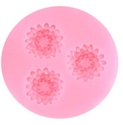 F004MS - Mini  Flores  - Molde de Silicone