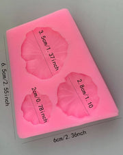 F005MS - folha de lótus   - Molde de Silicone
